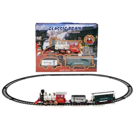 Trenulet electric clasic cu aburi, sunete si lumini - 3+ [2]