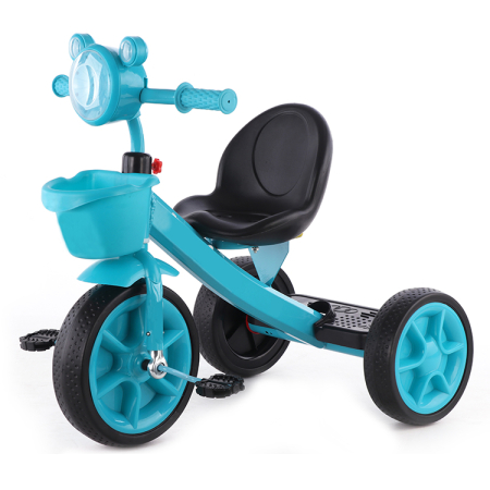 Trotinete & Triciclete pentru Copii - Tricicleta distractiva pentru copii - Cadru metalic, lumini, sunete si cos frontal