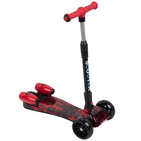 Trotinetă cu aburi, sunete și lumini – Bluetooth, USB, ( rosu ) [3]