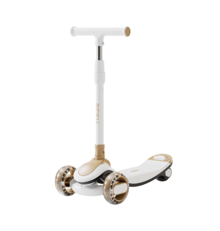 Trotinete & Triciclete pentru Copii - Trotinetă premium Scooter SCKU alb – trotinetă copii cu muzică și lumini