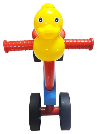 Trotinetă stabilă cu 4 roți pentru copii fără pedale, multicolor [3]