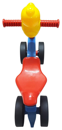 Trotinetă stabilă cu 4 roți pentru copii fără pedale, multicolor [2]