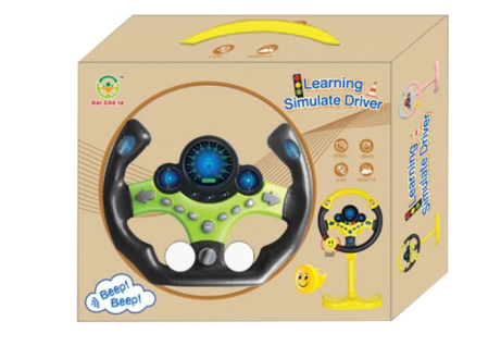 Volan interactiv pentru copii cu simulare de condus, muzică, lumini și efecte sonore [5]