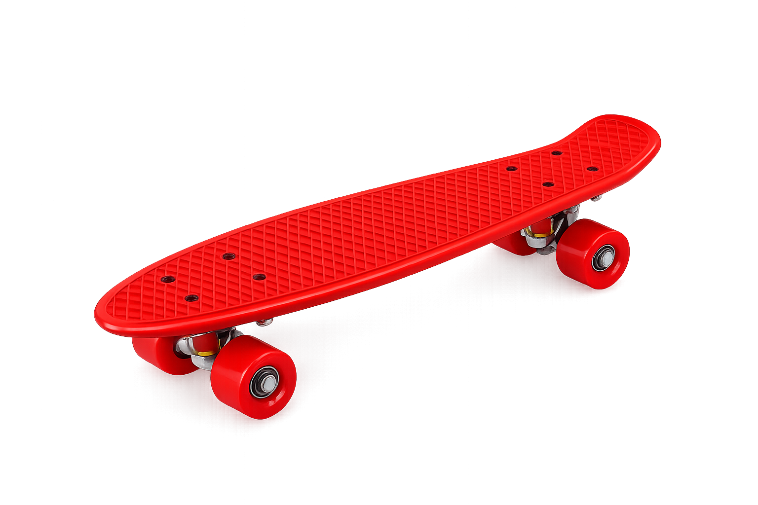 Skateboard tip Mini Cruiser pentru copii - Rosu
