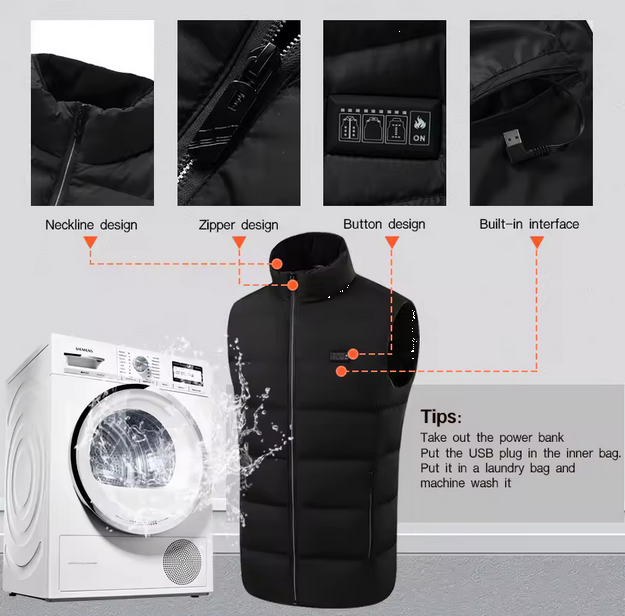 Vestă Puffer Încălzită – Confort Termic și Stil în Unul [4]