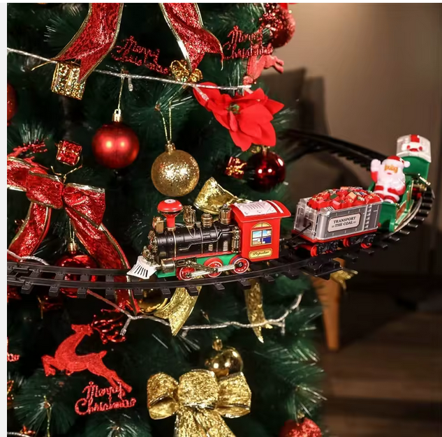 Set Tren Electric de Crăciun – Magie în Mișcare sub Brad [4]