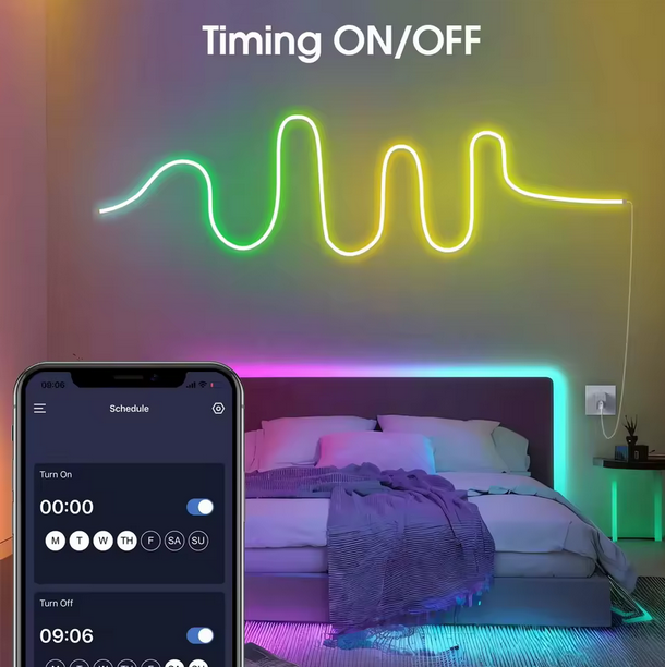 Bandă LED RGB Impermeabilă 5 m – Ambianță și iluminare inteligentă [5]