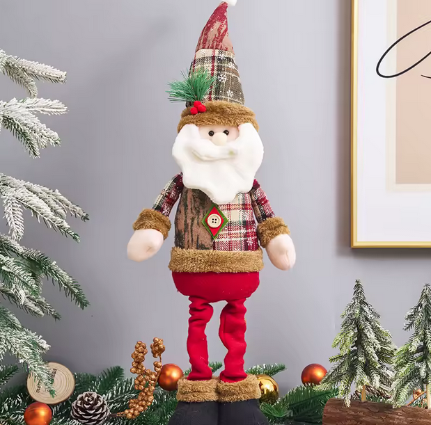 Plușuri Festive de Crăciun – Moș Crăciun & Om de Zăpadă [4]