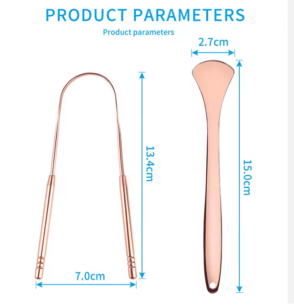 Set 3 Curățătoare de Limbă din Oțel Inoxidabil – Igienă Orală Premium [3]