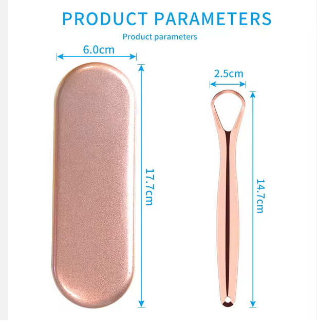 Set 3 Curățătoare de Limbă din Oțel Inoxidabil – Igienă Orală Premium [2]