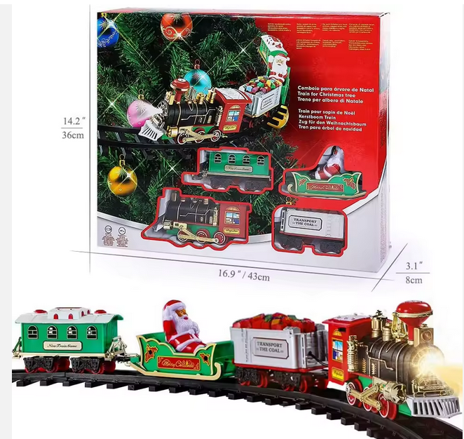 Set Tren Electric de Crăciun – Magie în Mișcare sub Brad [5]