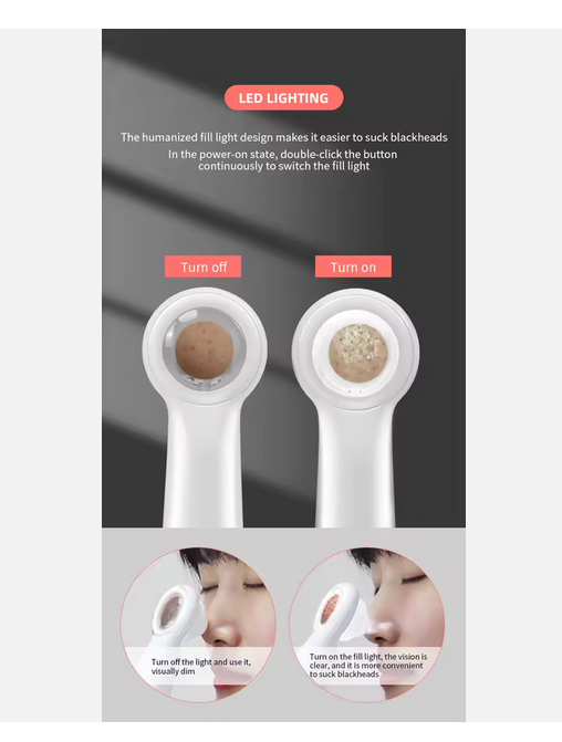 Eliminator puncte negre electric pentru Porii Faciali & Kit Strip nas [3]