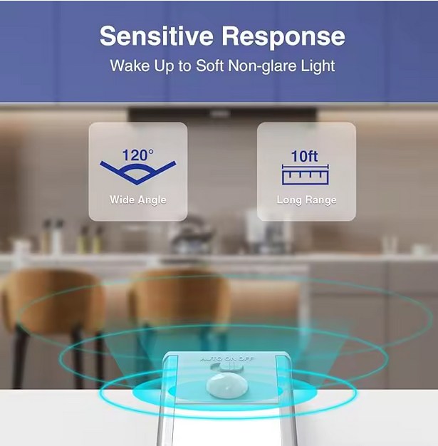 Lumină LED Reîncărcabilă cu Senzor de Mișcare pentru Dulap / Interior [4]