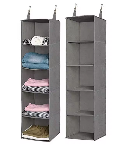 Organizator Suspendat pentru Dulap – Economisește spațiu & păstrează ordinea [1]