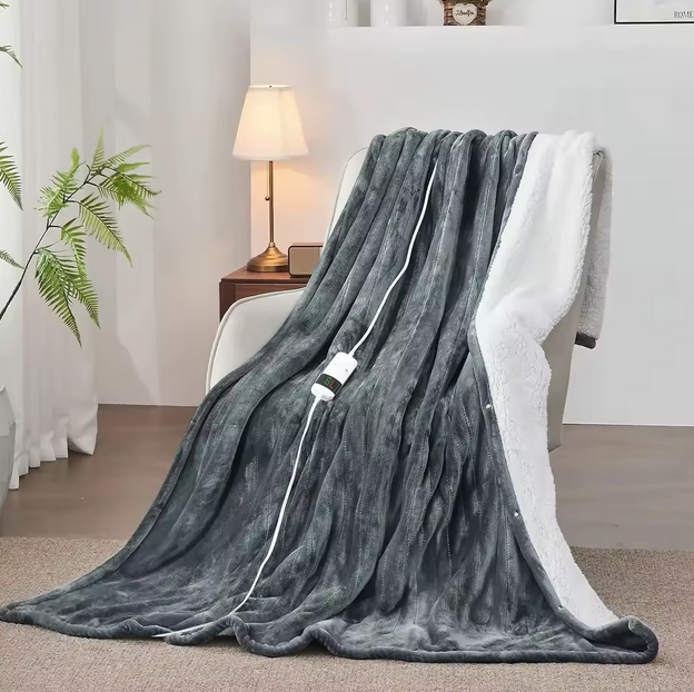 Pătură Electrică Încălzitoare din Flanel Moale [2]