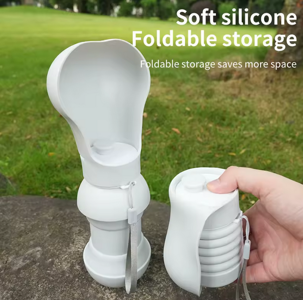 Sticlă Portabilă pliabilă din Silicon pentru Animale de Companie [2]