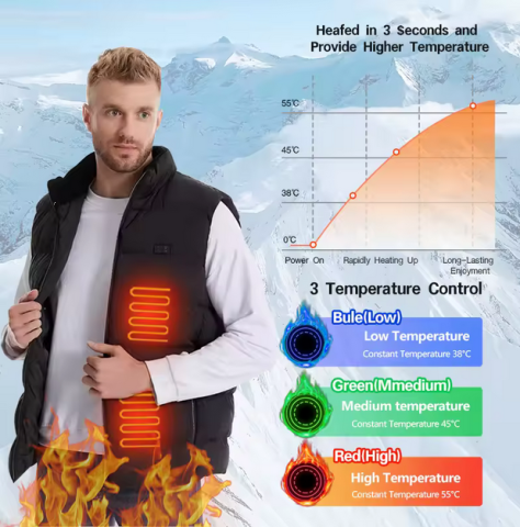 Vestă Puffer Încălzită – Confort Termic și Stil în Unul [1]