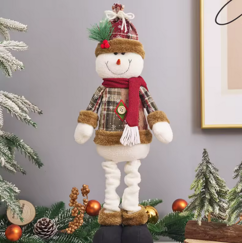 Plușuri Festive de Crăciun – Moș Crăciun & Om de Zăpadă [2]