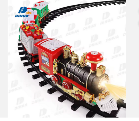 Jucării - Set Tren Electric de Crăciun – Magie în Mișcare sub Brad