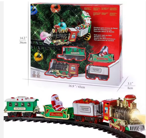 Set Tren Electric de Crăciun – Magie în Mișcare sub Brad [4]