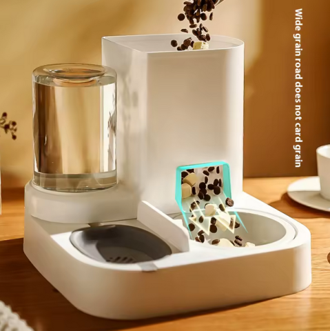 Alimentator Automat 2-în-1 pentru Animale (Hrănire + Apă) [1]