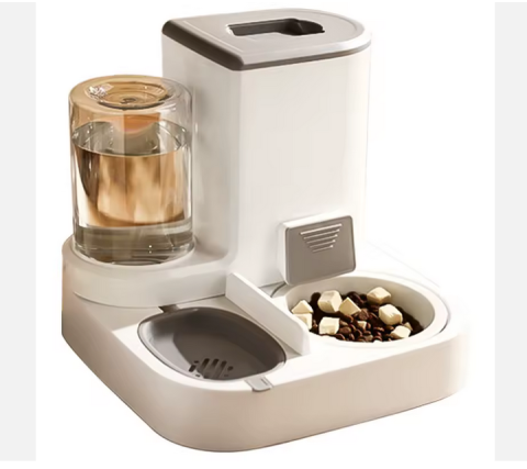 Animale de companie - Alimentator Automat 2-în-1 pentru Animale (Hrănire + Apă)