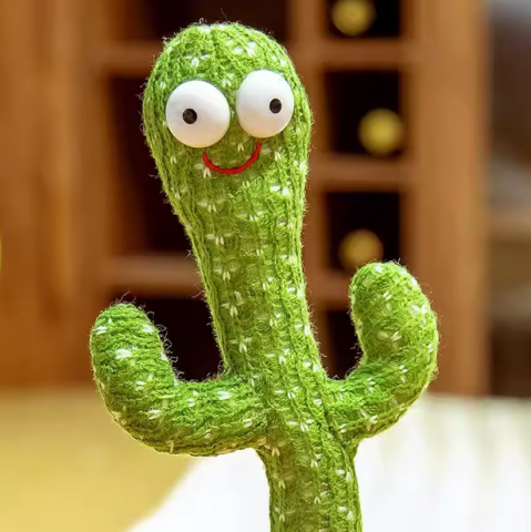 Jucării - Cactus Interactiv „Vorbește cu Tine” – Joacă Inteligentă și Zâmbete Pentru Oricine