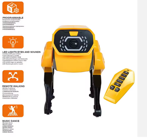 Câine Robot Interactiv – Companion Inteligent pentru Joacă & Educație [1]