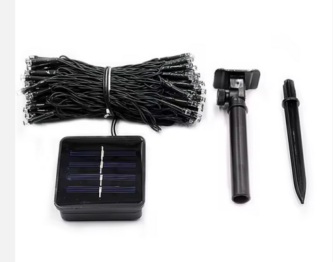 Produse Sezoniere - Ghirlandă Luminoasă cu Încărcare Solară 12 metri