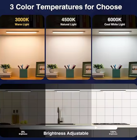 Lumină LED Reîncărcabilă cu Senzor de Mișcare pentru Dulap / Interior [4]