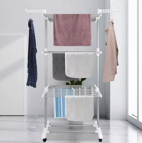 Suport de uscare rufe tip stand, 3 straturi, pliabil [1]