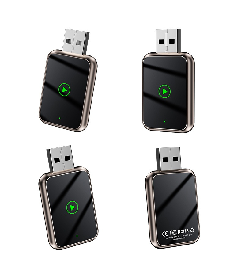 Adaptor wireless CarPlay & Android Auto 2-in-1 Q1J, compatibil cu Apple iOS 10+ si Android 11+, WiFi 5GHz, Plug-and-Play, compact si usor, transmisie stabila, conexiune Bluetooth, negru [3]