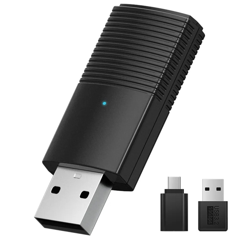 Adaptor wireless CarPlay & Android Auto 2-in-1 CP86, compatibil cu Apple iOS 10+ si Android 11+, WiFi 5GHz, Plug-and-Play, compact si usor, transmisie stabila, conexiune Bluetooth, negru [2]