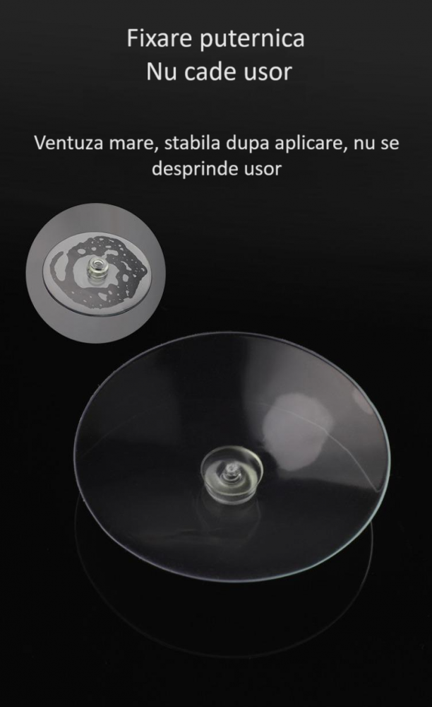 Boxa portabila ZYTEQ®️, difuzor Bluetooth cu LED, wireless, impermeabila, cu ventuza pentru baie, rezistenta la apa IPX4, Bluetooth 5.0, neagra [10]