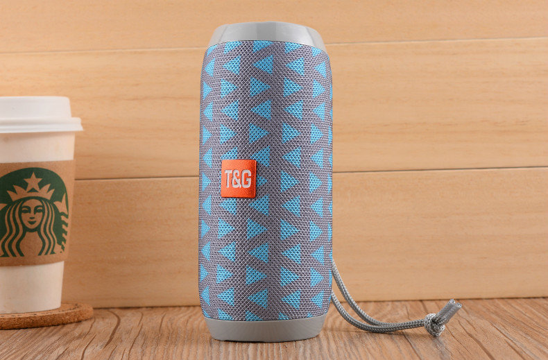 Boxa portabila ZYTEQ®️, difuzor Bluetooth cu LED, wireless, impermeabila, cu ventuza pentru baie, rezistenta la apa IPX4, Bluetooth 5.0, albastra [2]