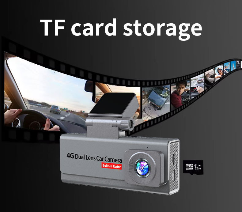 Camera video de bord auto ZYTEQ®️, 4G + Dual Lens, monitorizare live 24/7, Radar detection - alerte precise pentru miscare si impact, Night Vision, GPS - localizare exacta a vehiculului, Two-way Audio [9]