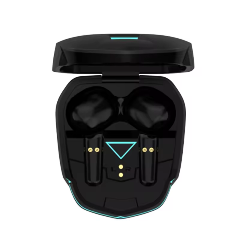 Casti wireless earbuds Bluetooth cu anulare a zgomotului, TWS, in ear, control vocal, sunet Hi-Fi stereo, latenta mica de 30 ms, rezistente la apa, design ergonomic si confortabil, negre [3]