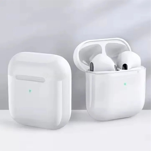 Casti wireless Bluetooth B21, audio, in ear, fara fir, casti Bluetooth 5.3, autonomie 24h, control tactil/smart touch, rezistente la apa IPX4, compatibilitate universala, iOS, Android, albe [5]