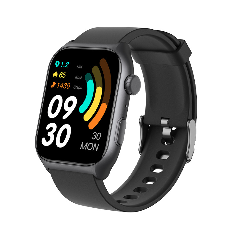 Ceas Smartwatch  GTS7 PRO, Sport, Bluetooth, Rezistent la Apa, Ecran 2.0", Monitorizare Activitati Fizice, Somn, Ritm Cardiac, Pedometru, Incarcare Magnetica, Moduri Sport, Android & iOS, Negru [1]
