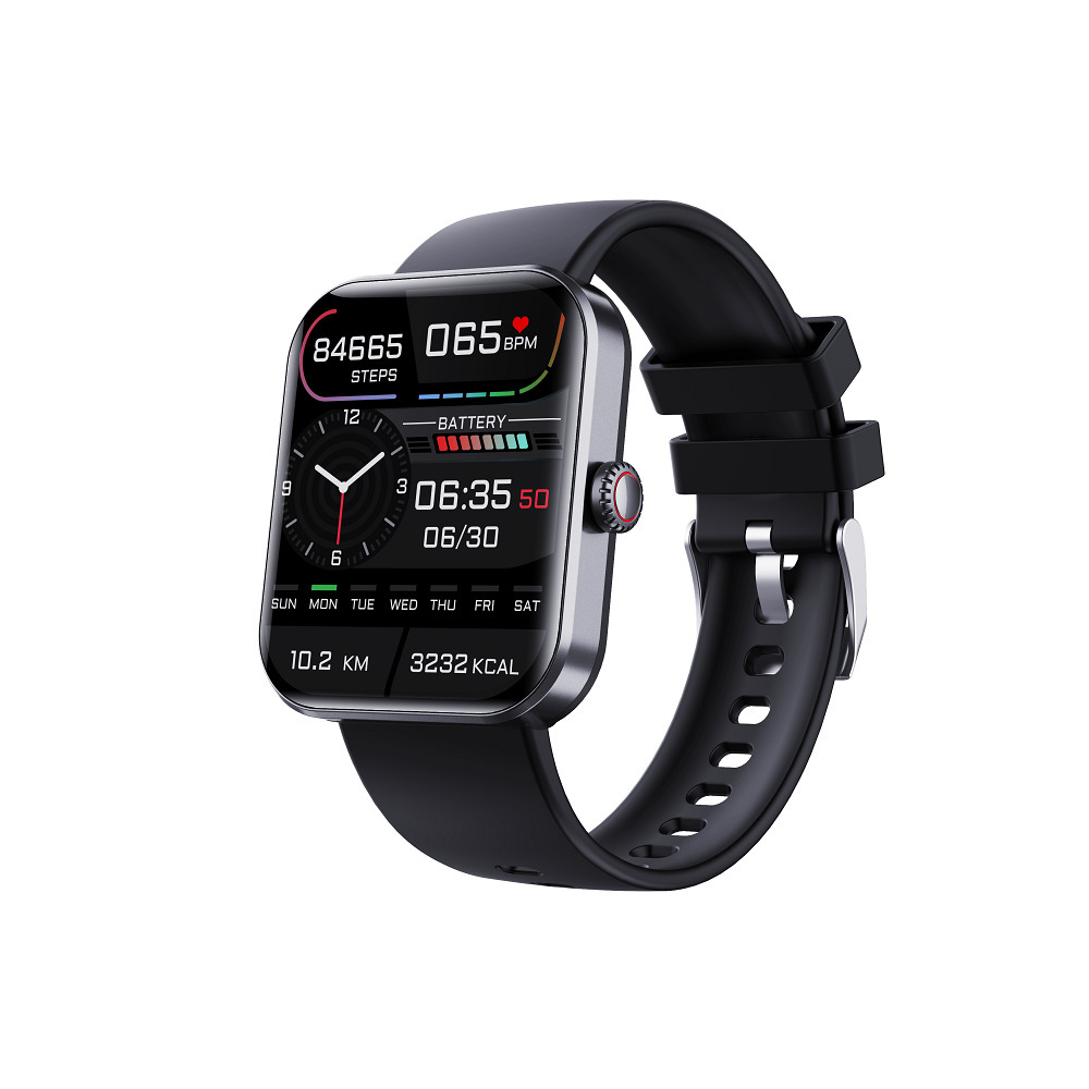 Ceas smartwatch ZYTEQ®️, ecran 1.91", Bluetooth, inteligent, fitness, sport, rezistent la apa, functie smart numarat pasi, alarma, notificari apeluri, mesaje si social media, monitorizare ritm cardiac [4]