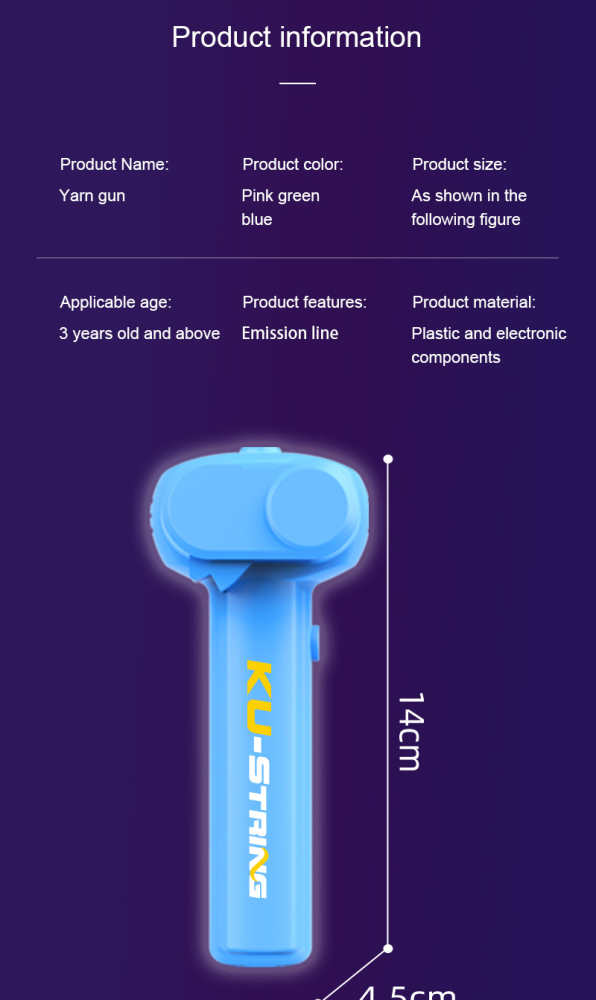 Lansator electric franghie ZYTEQ® fosforescent, loop lasso, jucarie interactiva anti-stres, reincarcabila, pisici, caini, copii, albastru deschis [4]