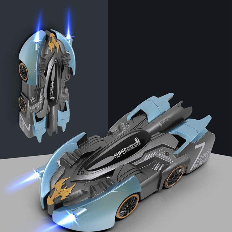 Masinuta de jucarie ZYTEQ®️, electrica, inteligenta, care sfideaza gravitatia, albastra [6]