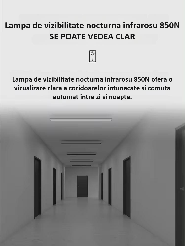 Sonerie inteligenta cu camera video, captura foto, Wi-Fi, vedere nocturna, audio bidirectional, control prin aplicatie, schimbator de voce, baterie reincarcabila, neagra [13]
