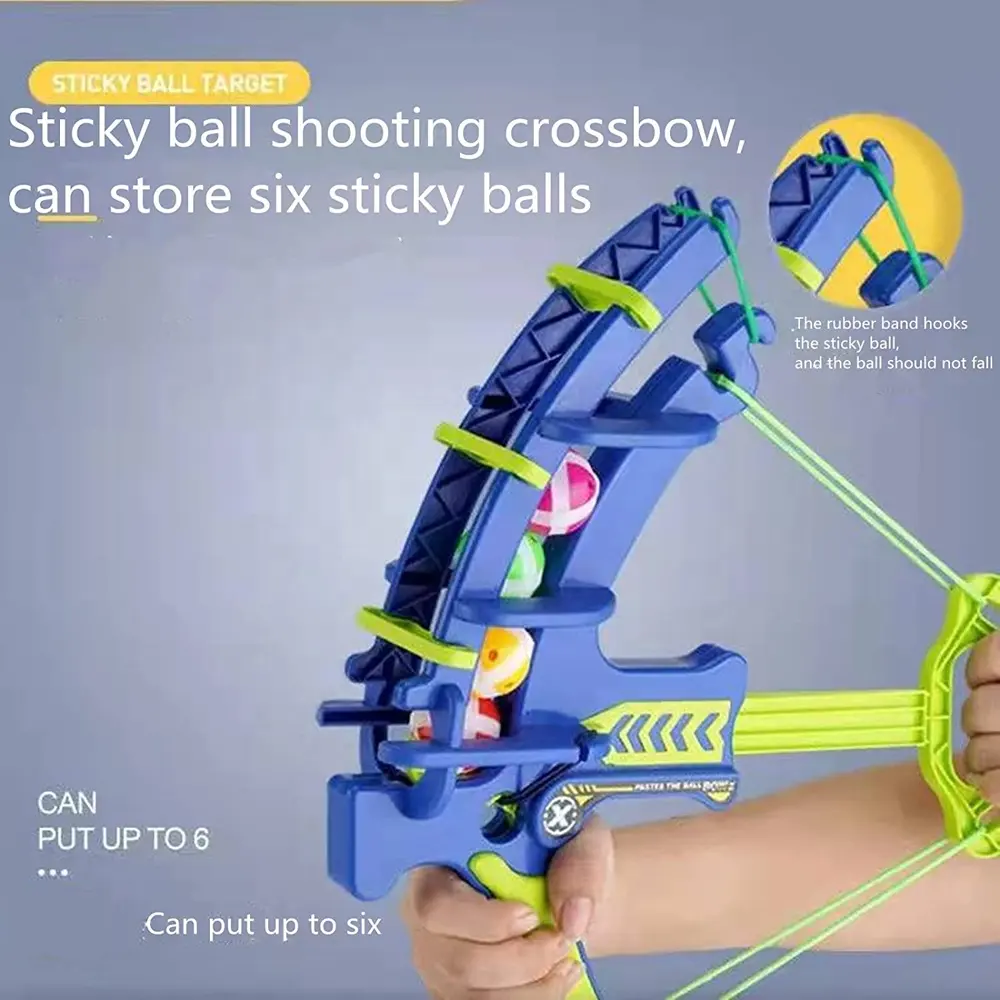 Tabla de darts interactiva pentru copii ZYTEQ®️ vulpe, set cu arc si bile adezive, albastru-verde, 34x20.5cm [2]