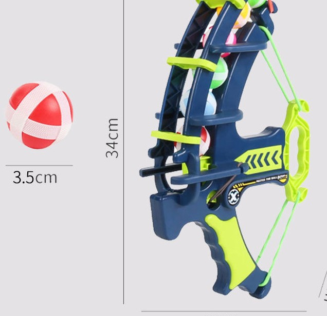 Tabla de darts pentru copii ZYTEQ®️dinozaur, joc de aruncare cu arc si bile, pentru interior si exterior, sigur si interactive, 3+ ani [8]