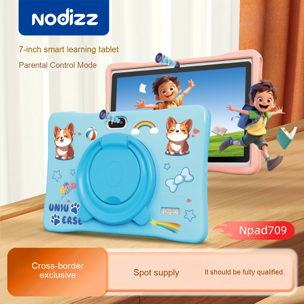 Tableta educationala ZYTEQ®️ pentru copii, 7 inch, 16GB RAM + 1TB ROM, Android, 3-12 ani, aplicatii Play Store, carcasa rezistenta, jocuri distractive, ecran tactil HD, Bluetooth, WiFi, 3200mAh, albas [6]