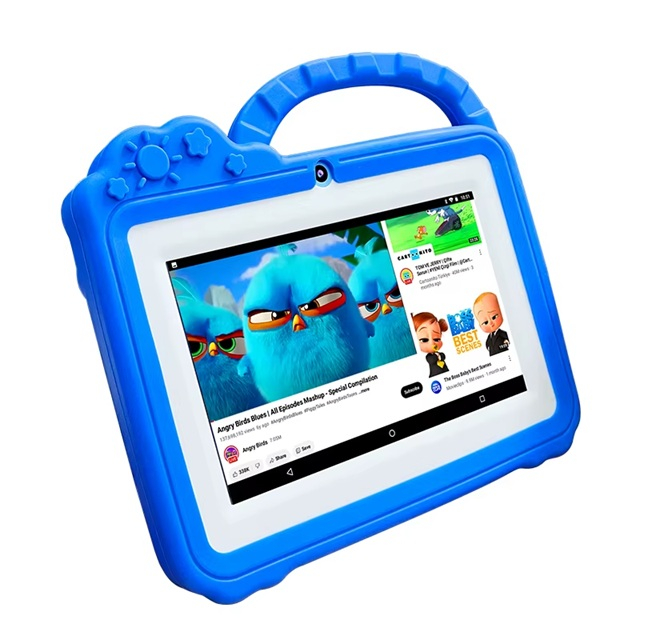 Tableta educationala ZYTEQ®️ pentru copii, 7 inch, 4GB RAM + 128GB ROM, Android, 3-12 ani, aplicatii Play Store, carcasa rezistenta, jocuri distractive, ecran tactil HD, Bluetooth, WiFi, 3200mAh, alba [3]