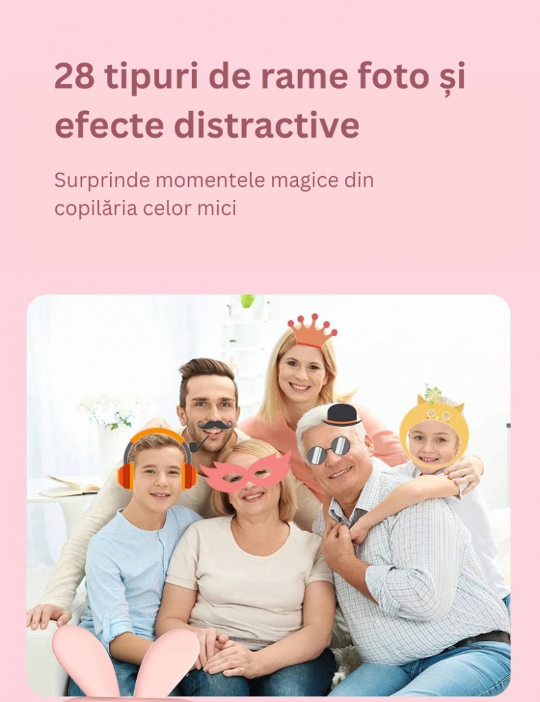 Telefon Mobil pentru Copii ZYTEQ® Q13 cu Ecran IPS 2.8'', Camera Foto/Video 1080P, Jocuri Educative, Card TF pana la 128GB, MP3 Player, Control Parental, Lanterna, Verde [8]