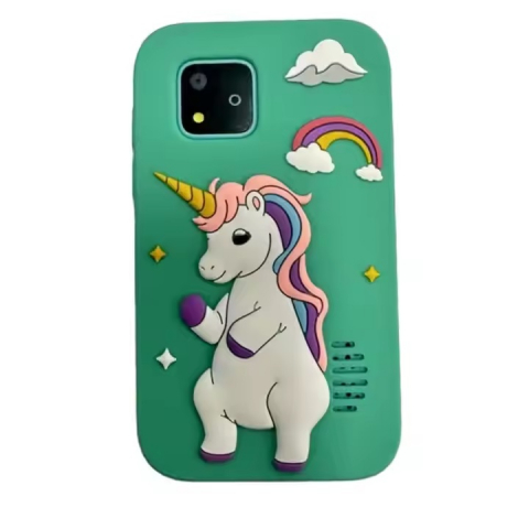 Telefon inteligent pentru copii, 2.8 inch IPS, husa de silicon anti-alunecare, jocuri, inregistrare si fotografiere HD 1080P, video, muzica, alarma, calculator, lanterna, educational, roz [2]