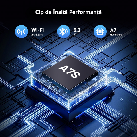 Adaptor Wireless Android Auto si CarPlay 2-in-1 ZYTEQ®️ K83, compatibil cu Apple iOS si Android, Plug-and-Play, WiFi Dual-Band, Bluetooth 5.2, cip A7 Quad-Core, compact, control vocal, transmisie stab [8]
